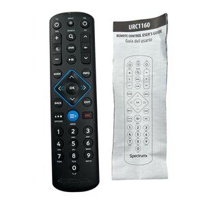 Spectrum Urc1160 Universal Remote Control With Users Guide